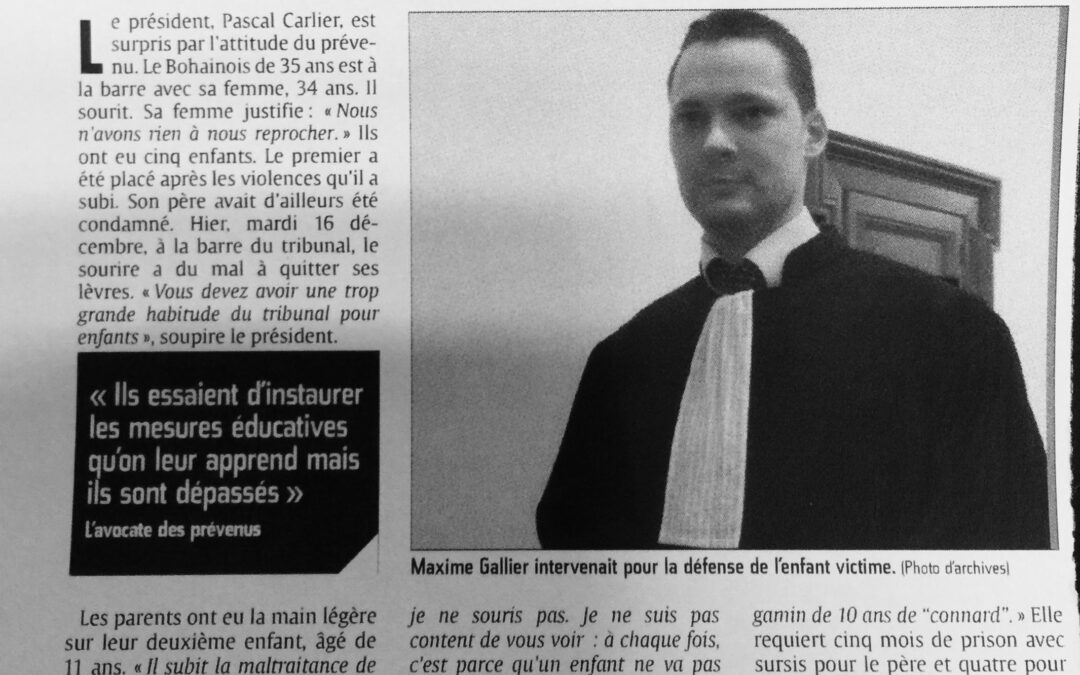« Les parents condamnés après les violences sur leur fils » – Courrier Picard